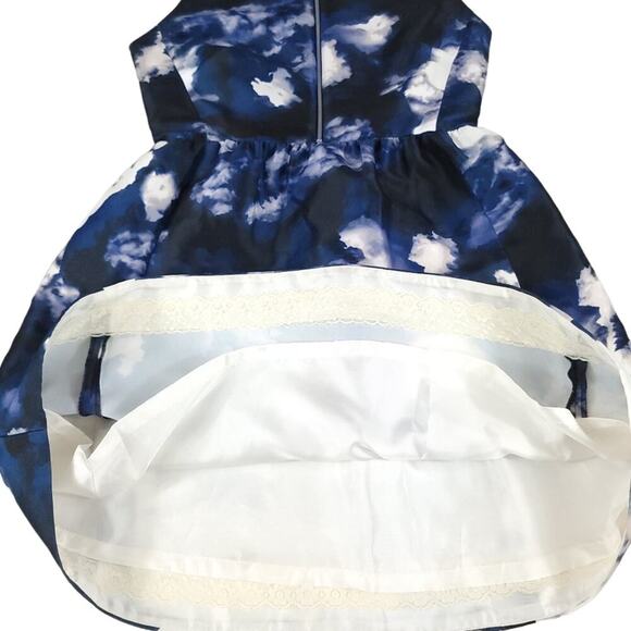 Kate Spade Joss Cloud Print Dress Blue Dusk Sheath Mini Dress - Picture 11 of 16